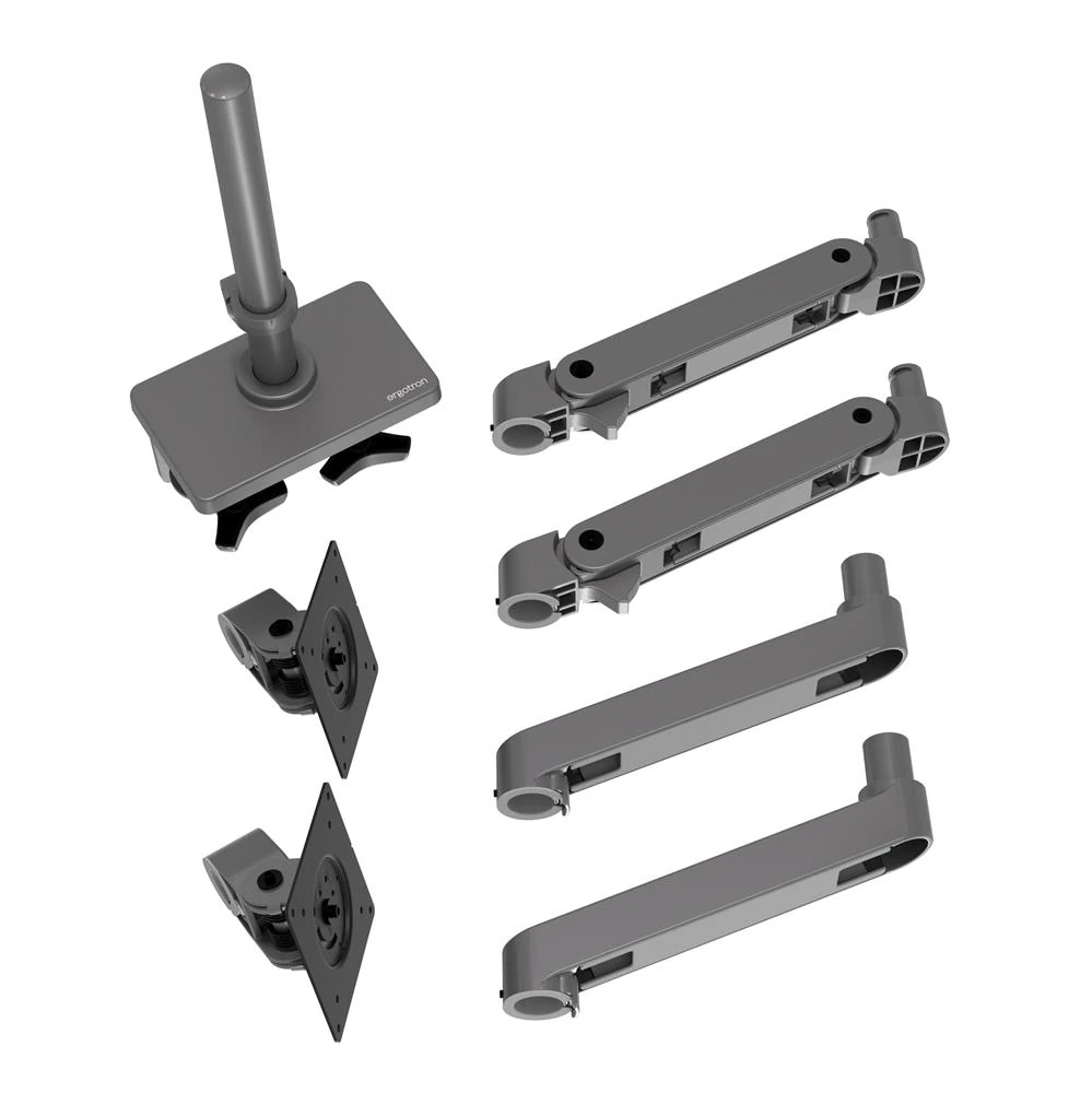 Uchwyt do dwóch monitorów Ergotron Lx Pro Dual Stacking Arm zawartość zestawu